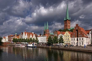 Blick auf Lübeck