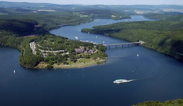 Der Biggesee von oben Biggesee