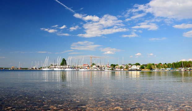Hafen am Ostufer des Cospudener Sees Cospudener See