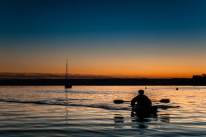 Sonnenuntergang am Ammersee Ammersee