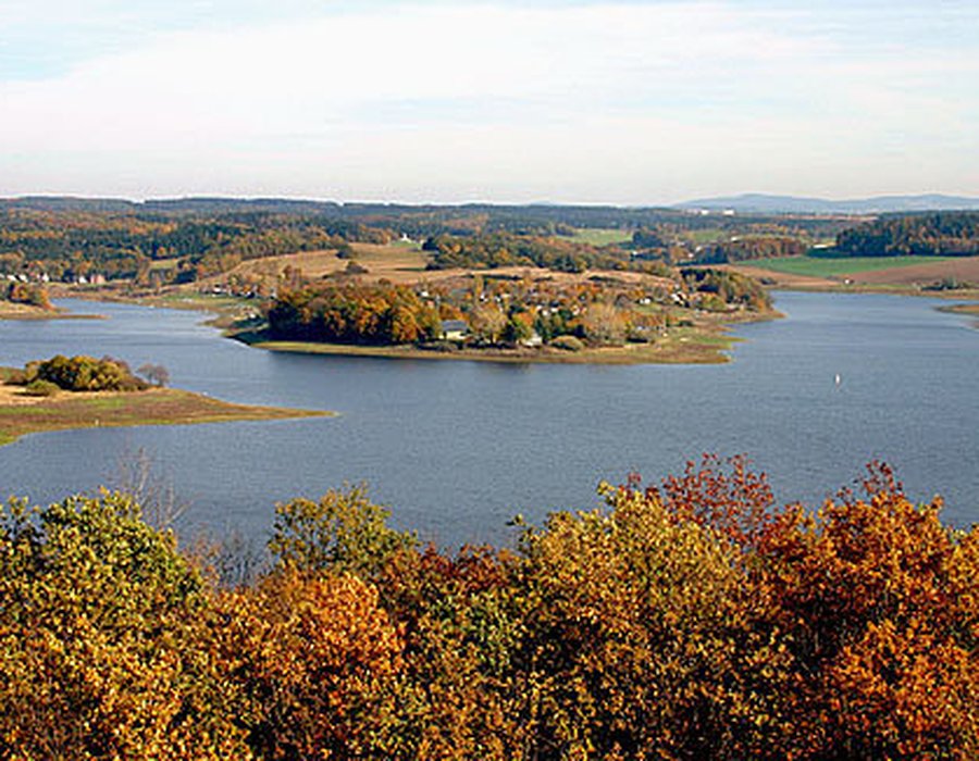 Fotos von der Talsperre Pöhl Seen.de