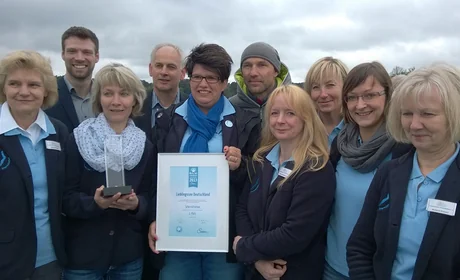 "Dein Lieblingssee" 2013 Pokalübergabe Scharmützelsee