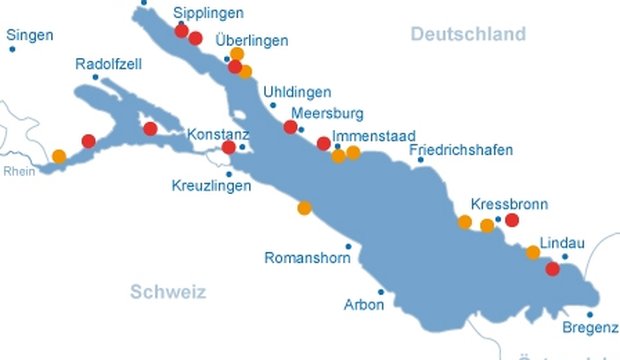 Bodensee-Karte Bodensee-Karte
