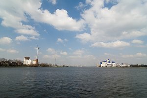 Fotos vom Zeekanaal Gent-Terneuzen
