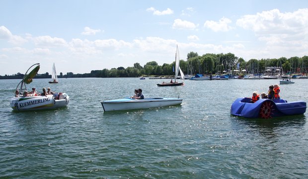 Boote auf der Xantener Südsee Xantener Südsee