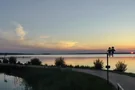 Steinhuder Meer - Uferpromenade mit Sonnenuntergang