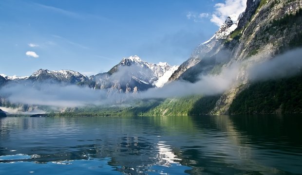 Nebel über dem Königssee Königssee