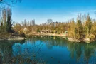 Blauer Himmel über dem Silbersee