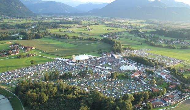 Chiemsee Summer Festival - Luftbild Chiemsee Summer Festival
