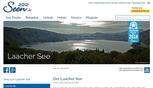 Screenshot Lieblingssee Laacher See Screenshot Lieblingssee Laacher See