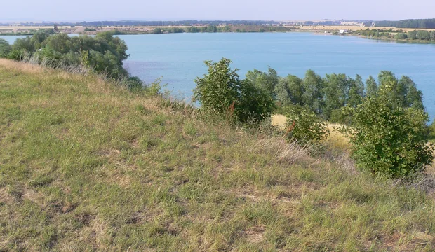 Blaues Wasser am Alperstedter See