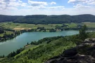 Happurger Stausee von oben