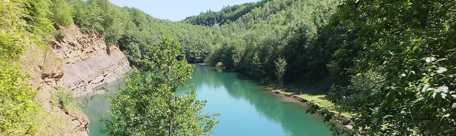 Bergsee Oberlübbe Headmotiv