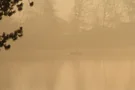 Ternscher See Angler im Nebel