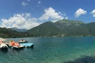 Ledro See Panorama mit Booten
