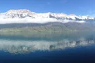 Ausblick auf dem Brienzersee und Berge