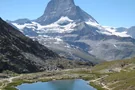 Der Riffelsee mit dem Matterhorn im Hintergrund