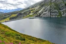 Die Staumauer des Lago di Lucendro