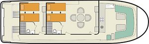 Der Grundriss der Vision Le Boat Vision Grundriss