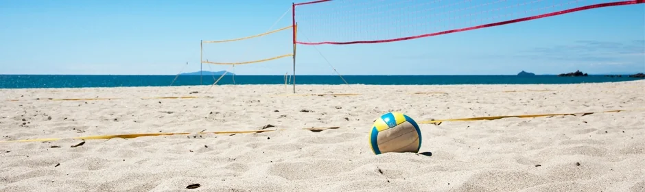 Beach-Sport: Beach-Volleyball Headmotiv