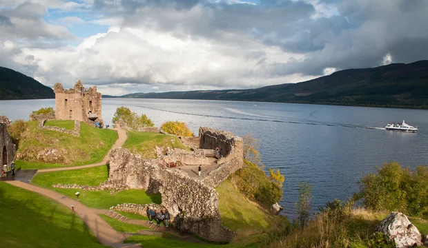 Urquhart Castle am Loch Ness Urquhart Castle am Loch Ness