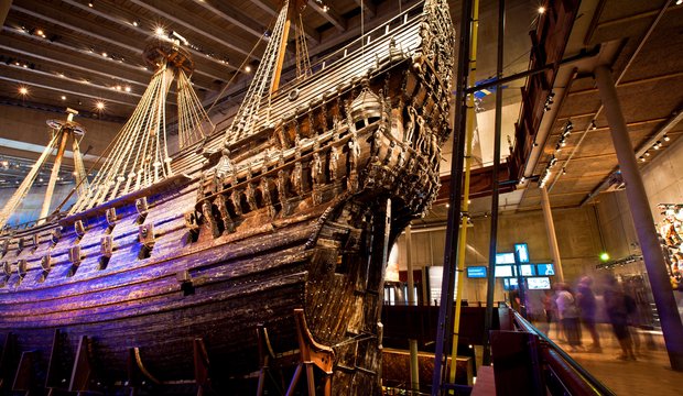 Die Vasa im Vasa-Museum Die Vasa im Vasa-Museum