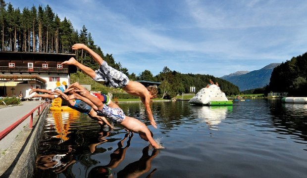 Urlaub Natterer See Kopfsprung Urlaub Natterer See