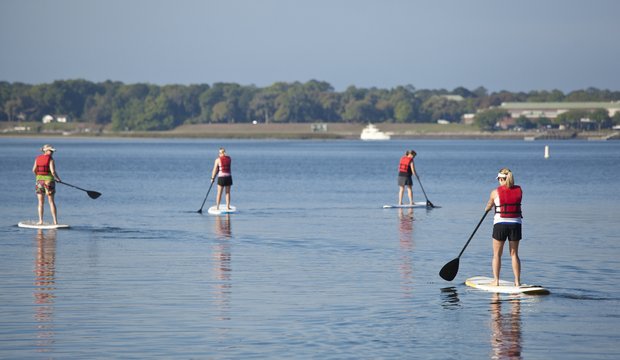 Stand up Paddling in der Gruppe Stand up Paddling in der Gruppe