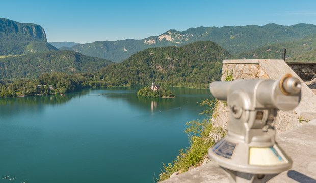 Aussicht auf den Bleder See Aussicht auf den Bleder See