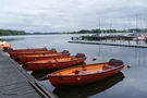 Boote am Segeberger See