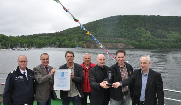 Pokalübergabe "Dein Lieblingssee" 2015 am Edersee Pokalübergabe "Dein Lieblingssee" 2015 am Edersee