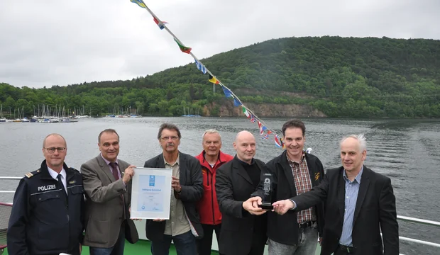 Pokalübergabe "Dein Lieblingssee" 2015 am Edersee Pokalübergabe "Dein Lieblingssee" 2015 am Edersee