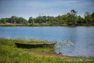 Verlassenes Boot am Salbker See