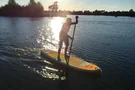 Stand Up Paddling am Schweinfurter Baggersee