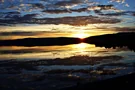 Lipno Stausee Sonnenuntergang