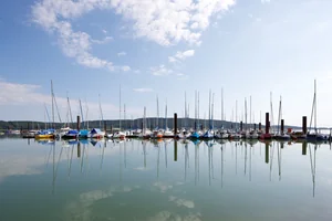 Boote am Großen Brombachsee