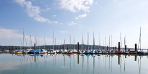 Boote am Großen Brombachsee