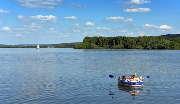 Rudern am Kleinen Brombachsee Rudern am Kleinen Brombachsee