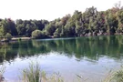 Blick auf den Baggersee Fohlengarten