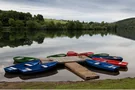 Boote an der Listertalsperre