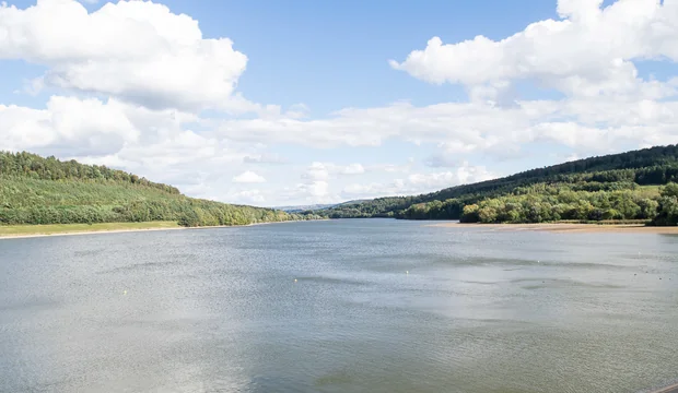 Blick auf den Kinzig-Stausee