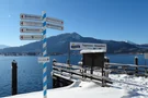 Verschneiter Wintertag am Tegernsee