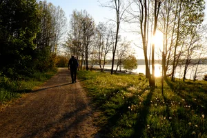 Abendliches Wandern bei der 7-Seen-Wanderung