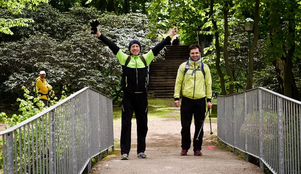 Langstreckenwandern bei der 7-Seen-Wanderung