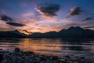 Abendröte am Walchensee