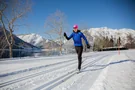 Skilanglauf am verschneiten Achensee