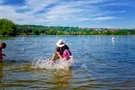  Blick über den Badebereich des Kleinen Brombachsee