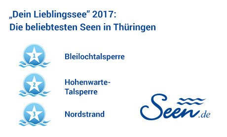 Dein Lieblingssee 2017 Bundeslandsieger Thüringen Dein Lieblingssee 2017 Bundeslandsieger Thüringen
