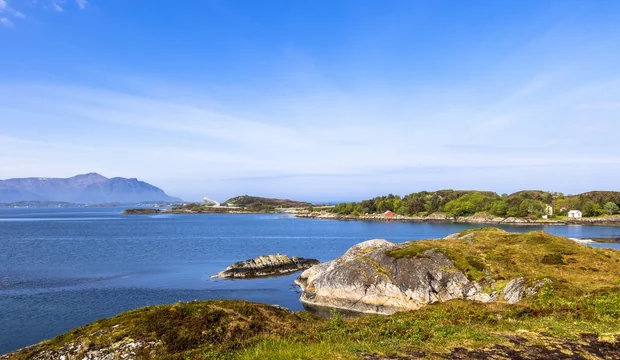 Fjord in Nordnorwegen