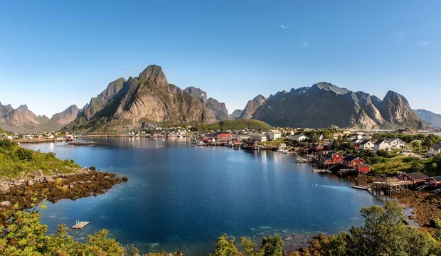 Fjord in Nordnorwegen